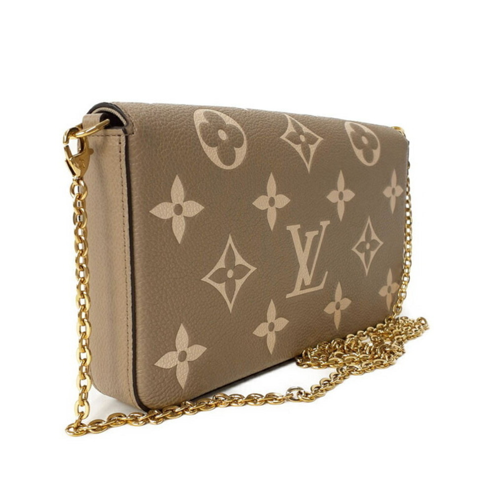 Louis Vuitton Empreinte Felicie Monogram Pochette Bicolor Bag